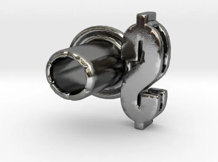 ($) Round 3D Eyelet 3/16 Inch Left Hole