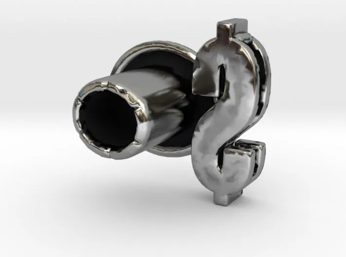($) Round 3D Eyelet 3/16 Inch Left Hole
