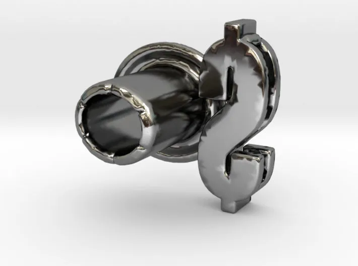 ($) Round 3D Eyelet 3/16 Inch Left Hole