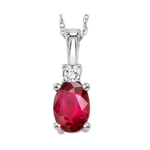 14KT White Gold & Diamond Classic Book Color Ensembles Neckwear Pendant  - 1/10 ctw