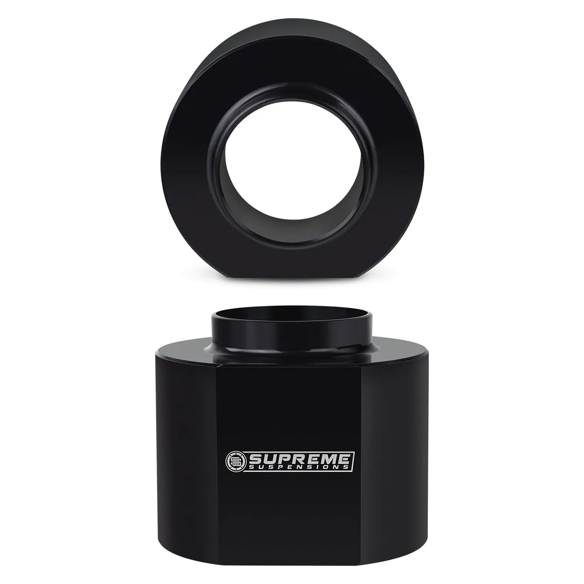 1984-2001 Jeep Cherokee XJ Front Coil Spring Lift Spacers with Supreme Suspensions MAX Performance Shock Absorbers 2WD 4WD