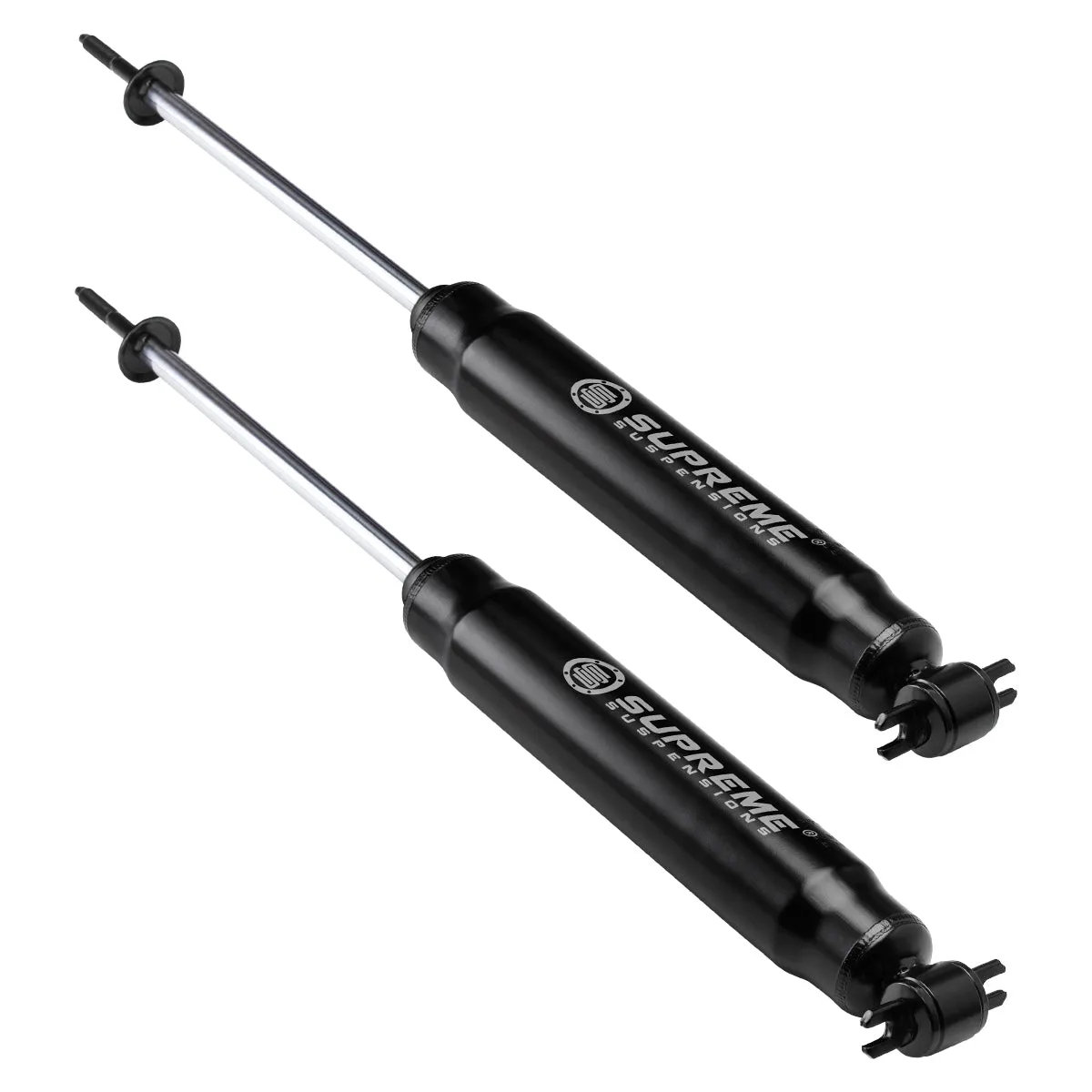 1984-2001 Jeep Cherokee XJ Front Coil Spring Lift Spacers with Supreme Suspensions MAX Performance Shock Absorbers 2WD 4WD