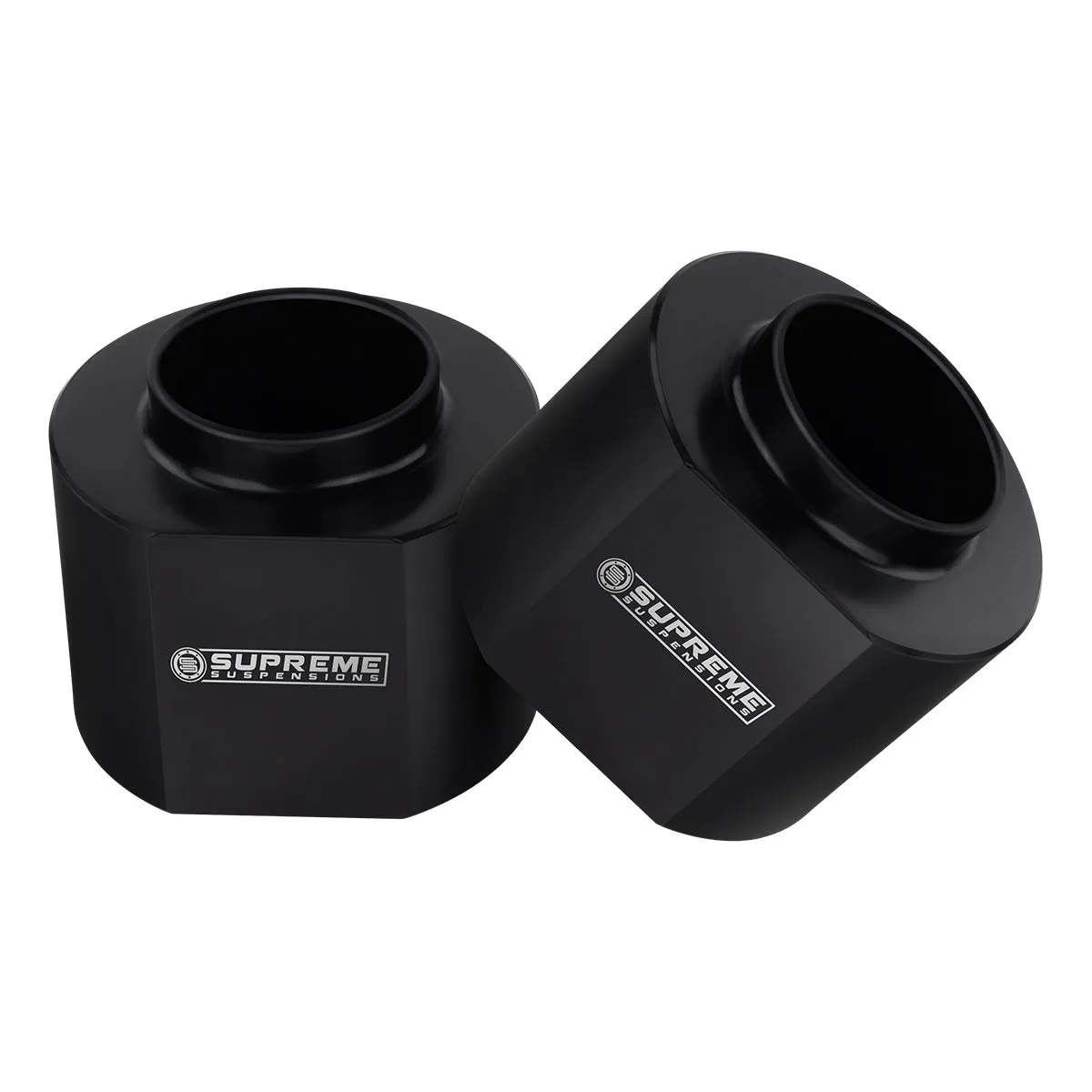 1984-2001 Jeep Cherokee XJ Front Coil Spring Lift Spacers with Supreme Suspensions MAX Performance Shock Absorbers 2WD 4WD