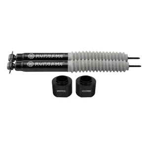 1984-2001 Jeep Cherokee XJ Front Coil Spring Lift Spacers with Supreme Suspensions MAX Performance Shock Absorbers 2WD 4WD