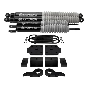 1999-2007 Chevrolet Silverado 1500 4WD Full Suspension Lift Kit with Rear U-Bolt Flip Kit & MAX Performance Shocks