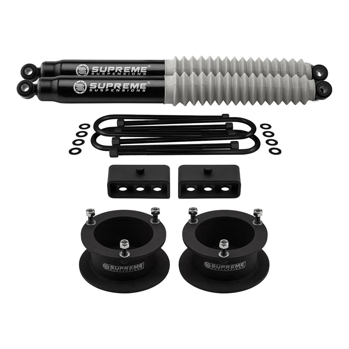 2003-2012 Dodge Ram 2500 Full Suspension Lift Kit with Rear MAX Performance Shocks 4WD / 3.5" Rear Axle