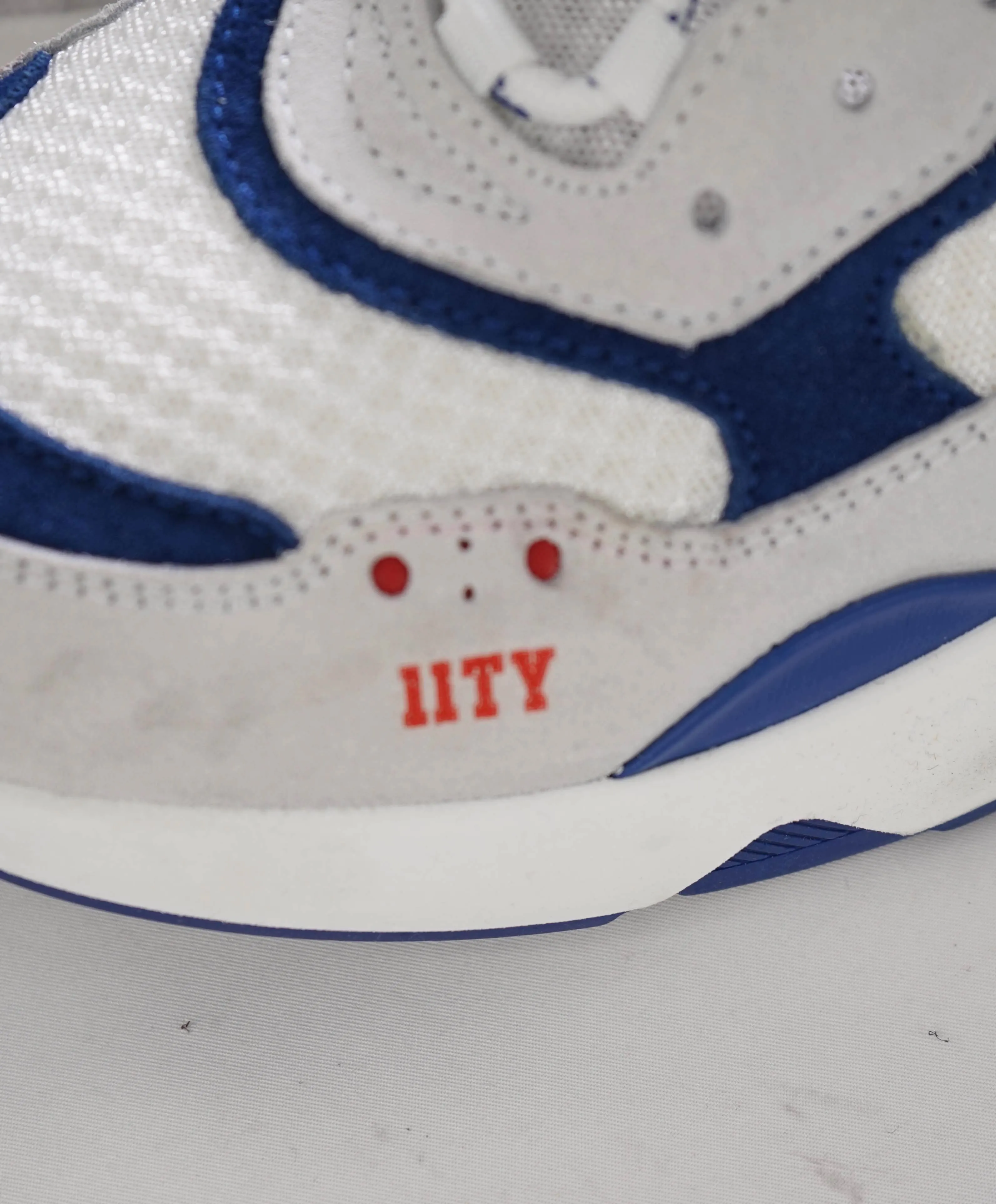 $495 ELEVENTY - 11ty Triple S Mixed Media Unique Sneaker - 10 US (43EU)