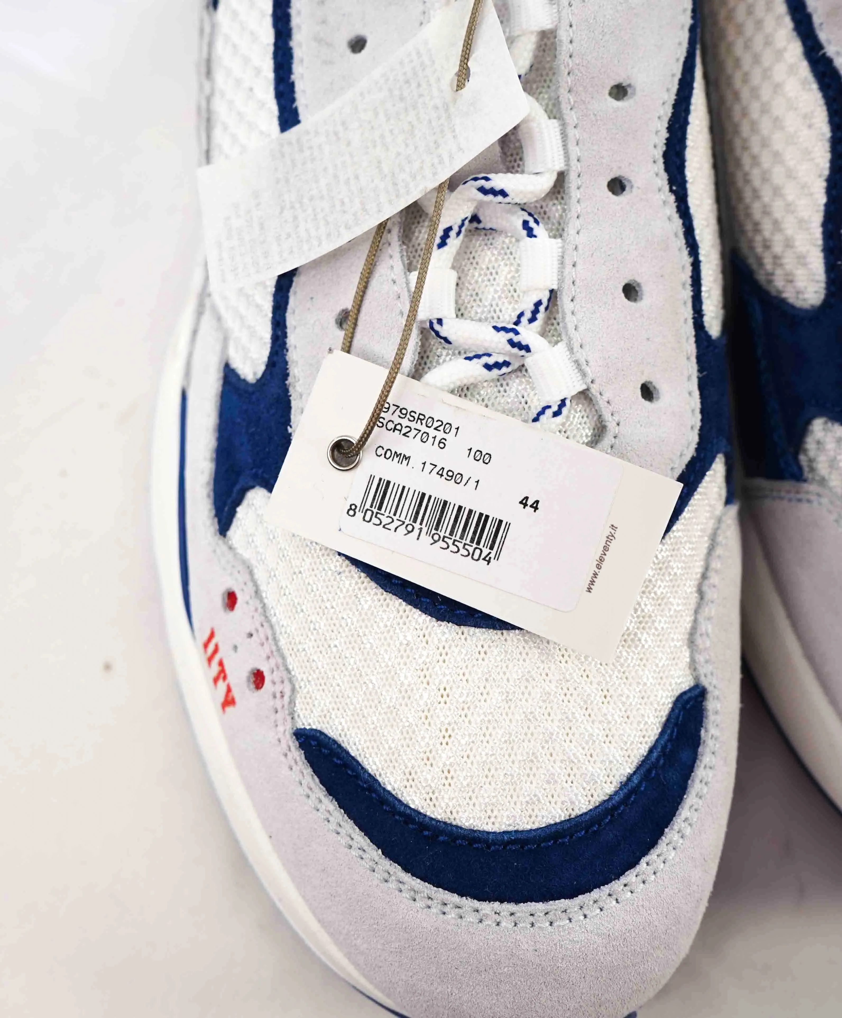$495 ELEVENTY - 11ty Triple S Mixed Media Unique Sneaker - 11 US (44EU)