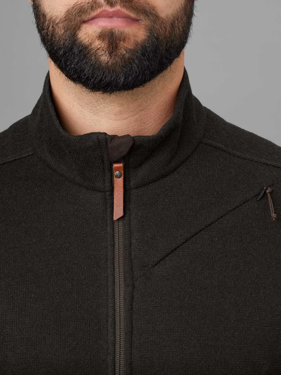 50% OFF HARKILA Metso Full Zip Sweater - Mens - Shadow Brown - Size: LARGE