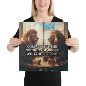 Acceptable Opinions Canvas