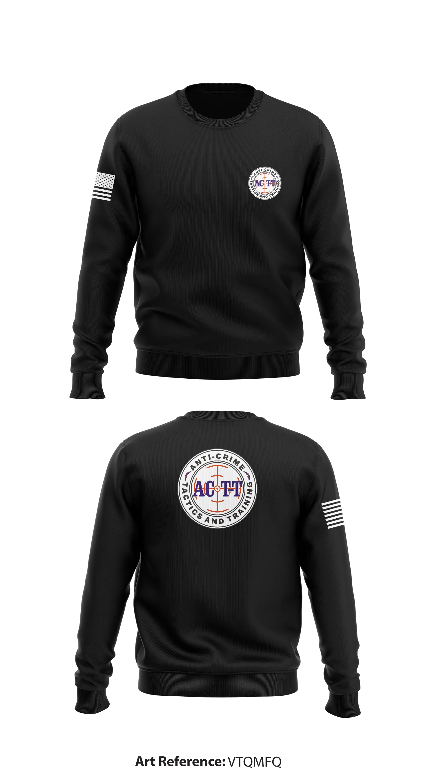 ACTT Team Store 1 Core Men's Crewneck Performance Sweatshirt - VTQMFQ