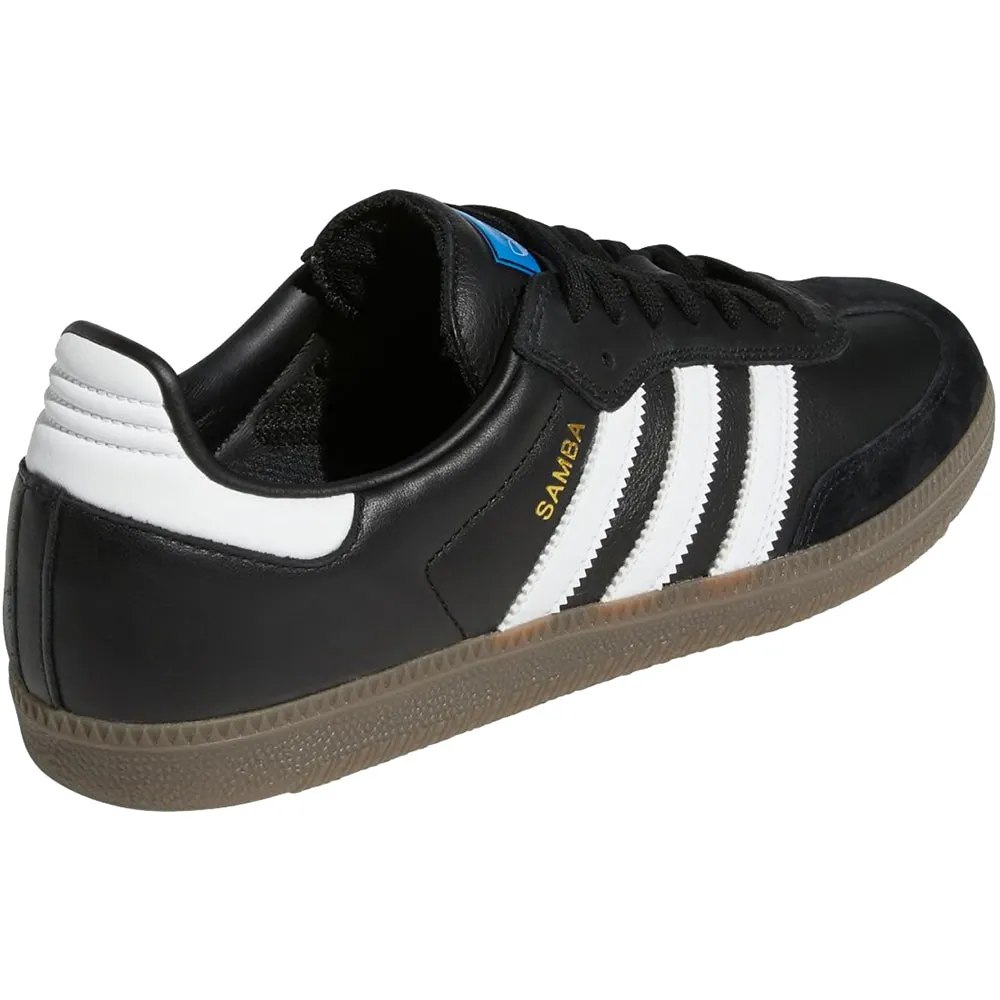 adidas Samba ADV shoes core black/cloud white/gold metallic