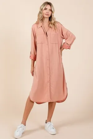 Always Effortless Burnt Coral Dress