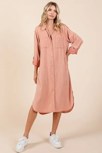 Always Effortless Burnt Coral Dress
