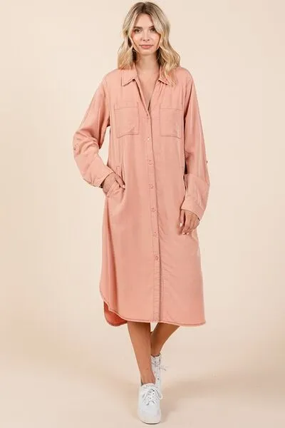 Always Effortless Burnt Coral Dress