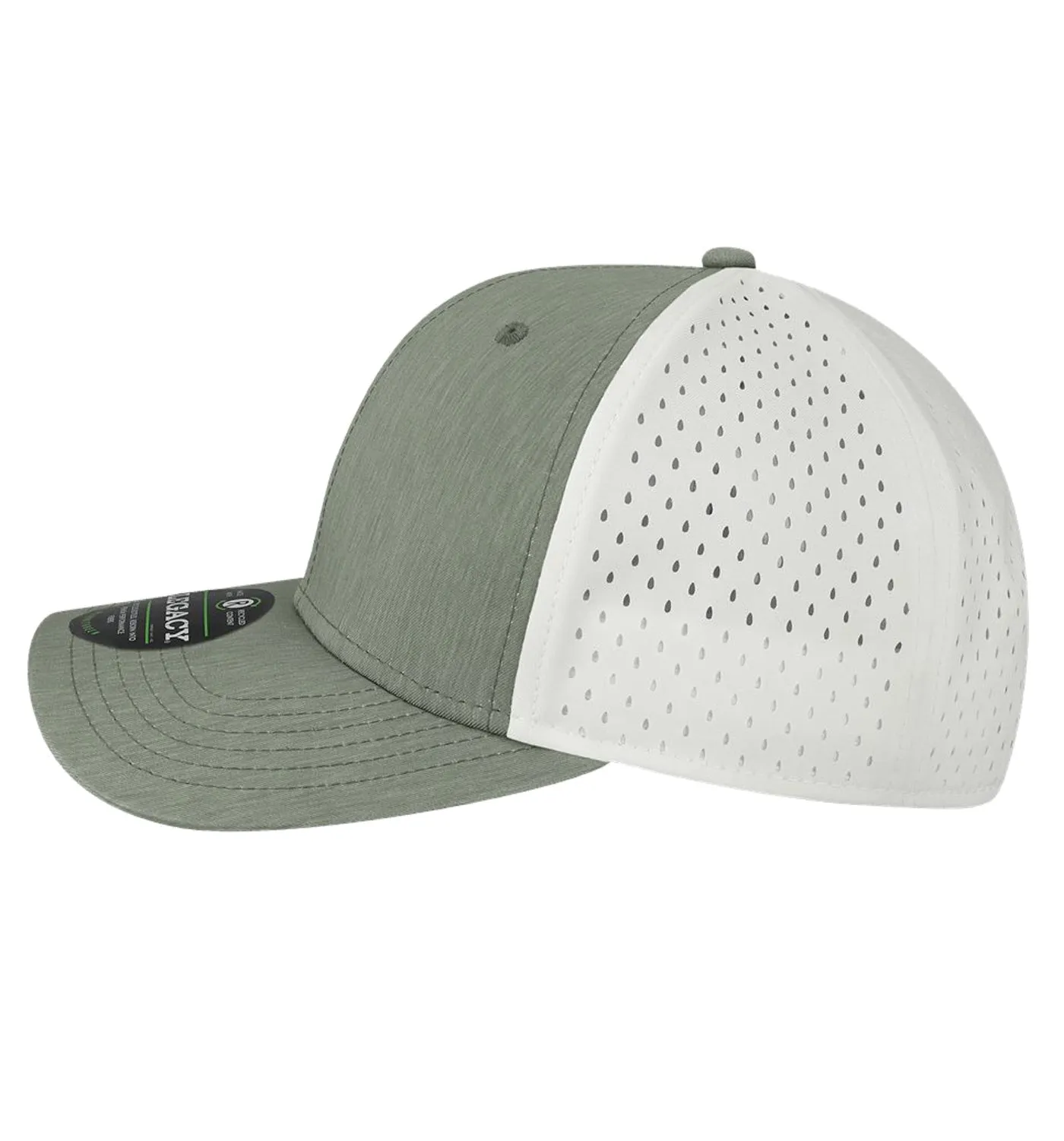 American Blue Crab Performance Dark Grey White Hat
