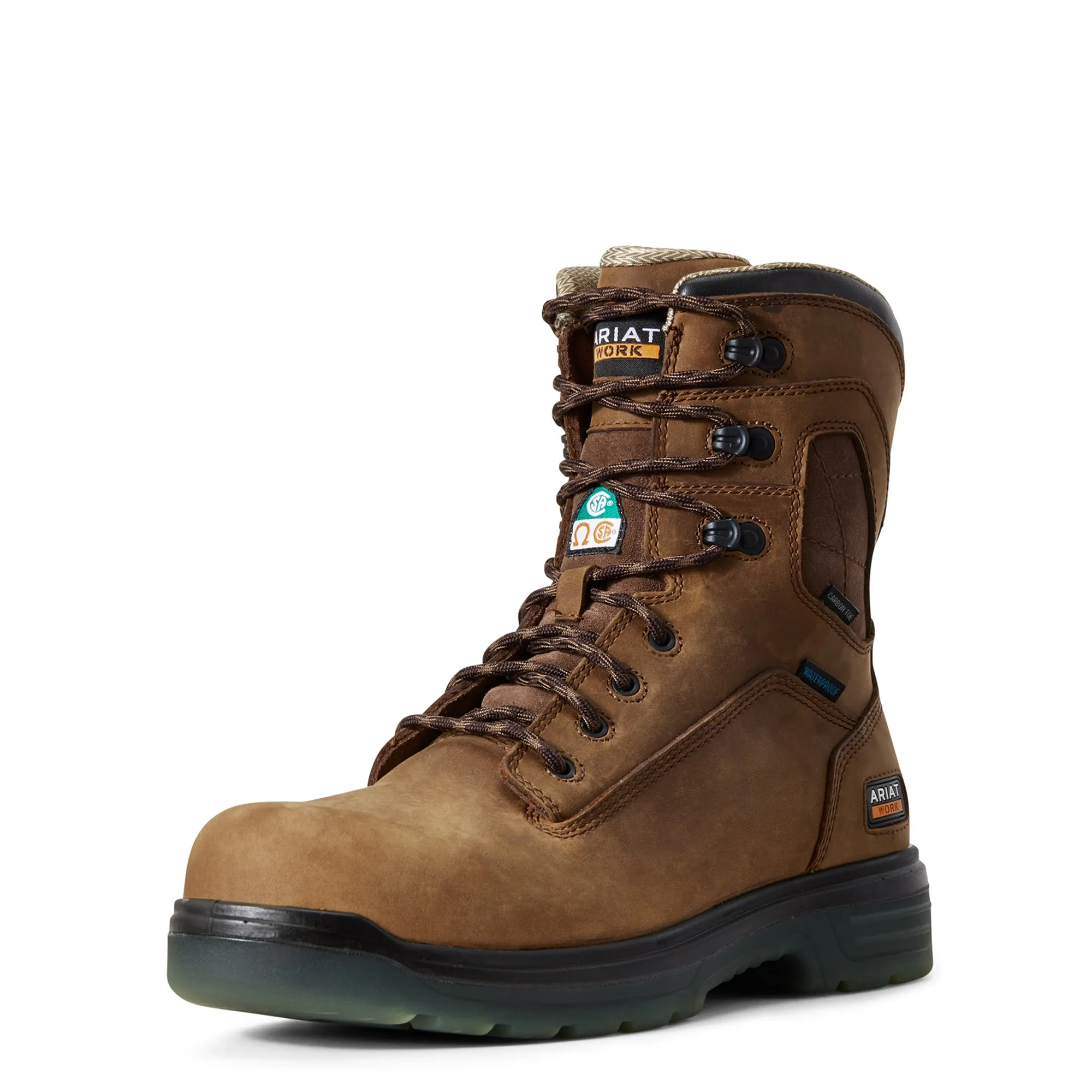 Ariat Men's Turbo 8" CSA Waterproof Carbon Toe Work Boot
