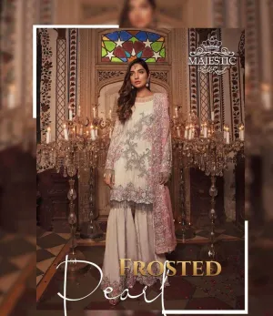Beautiful Short Shirt and Gharara Attire in Pink Color - C1666