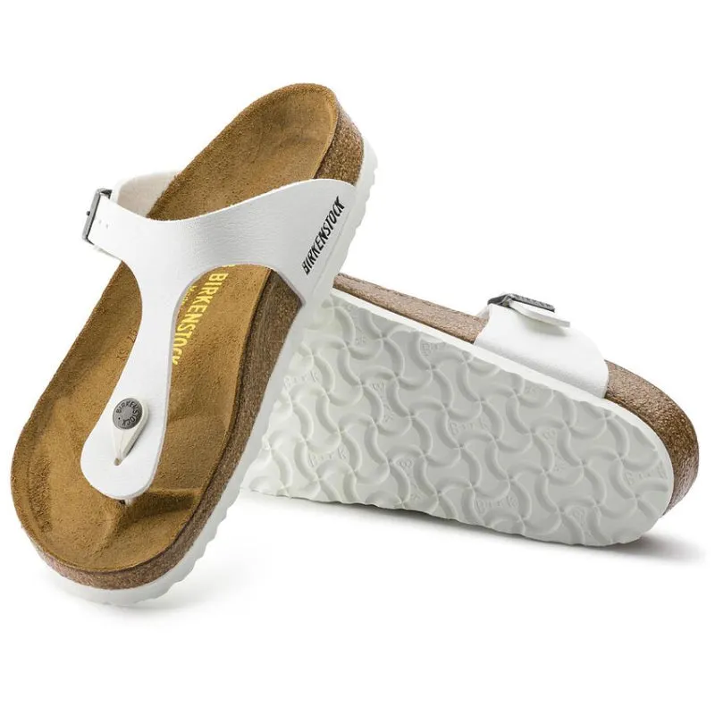 Birkenstock Gizeh White Birko-Flor - Regular