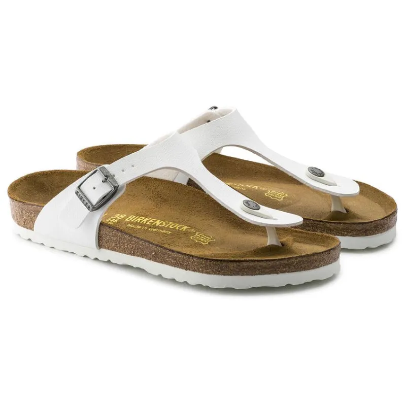 Birkenstock Gizeh White Birko-Flor - Regular