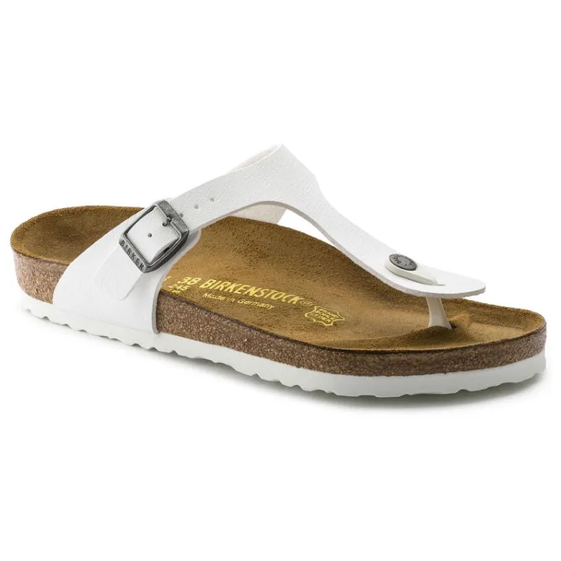 Birkenstock Gizeh White Birko-Flor - Regular