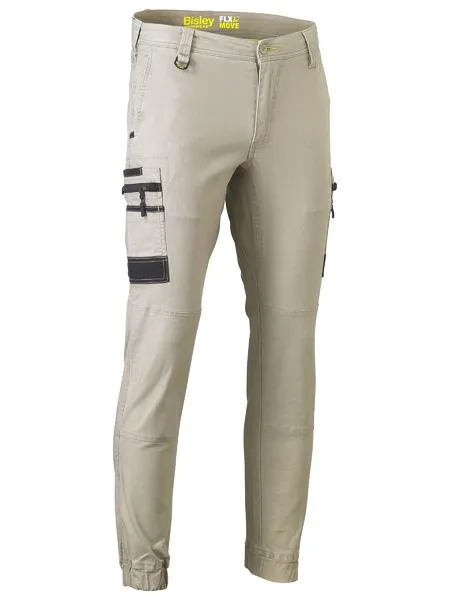 Bisley FLX & MOVE Stretch Cargo Cuffed Pants - 4 Colours