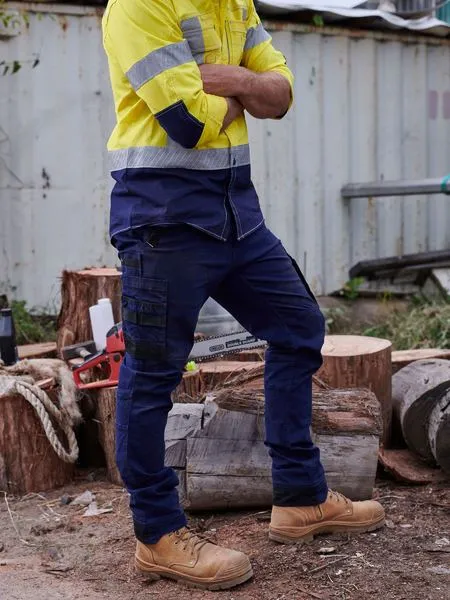 Bisley FLX & MOVE Stretch Cargo Cuffed Pants - 4 Colours