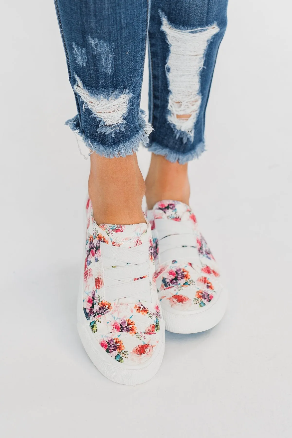 Blowfish Marley Sneakers- Off White Starbella Print