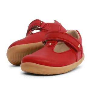 Bobux Louise T-Bar Rio Red Step Up (First Walkers)
