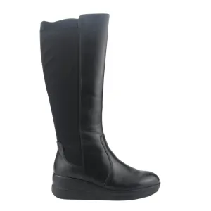 Bota de Cuero Chalada Mujer Rocky-1 Negro Casual