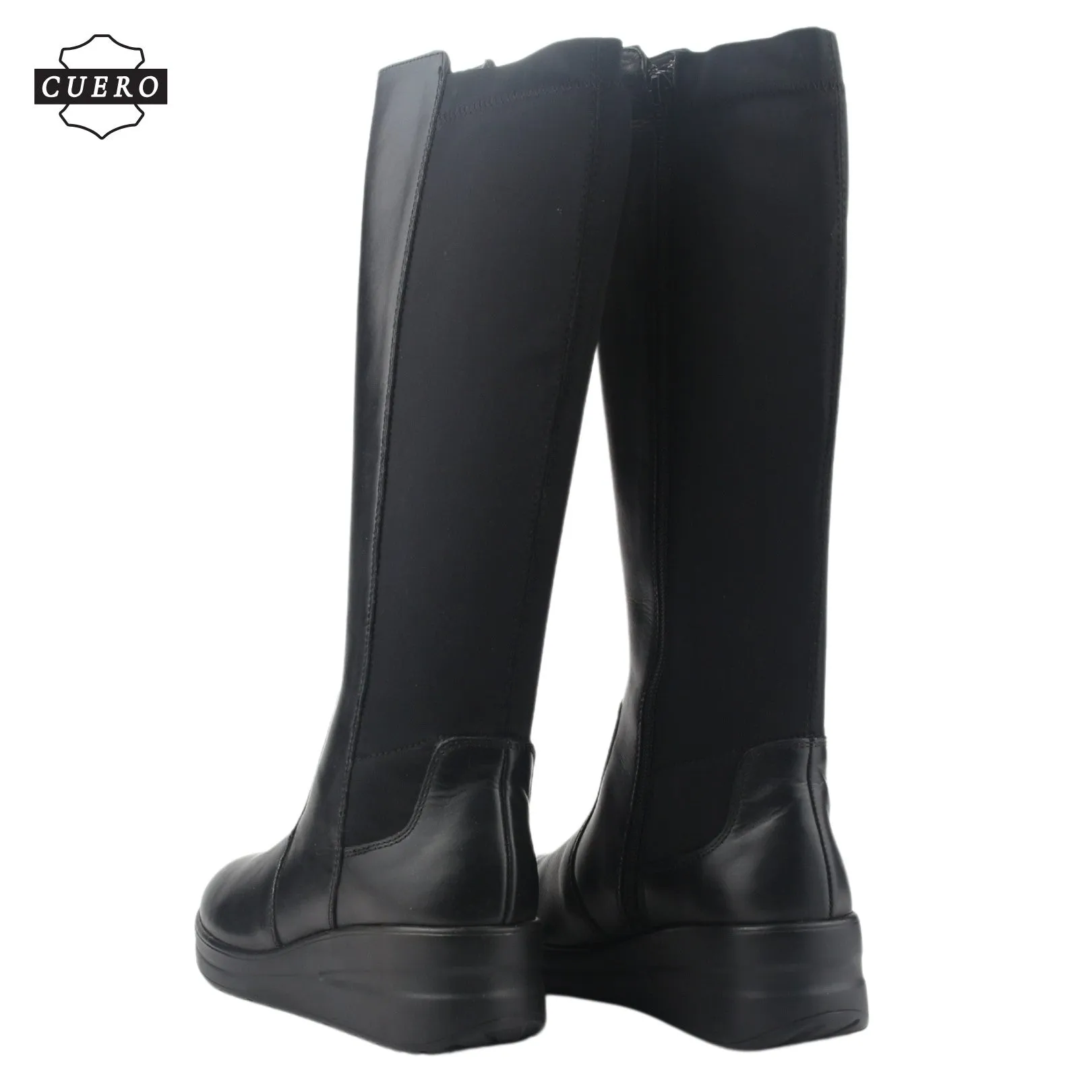 Bota de Cuero Chalada Mujer Rocky-1 Negro Casual