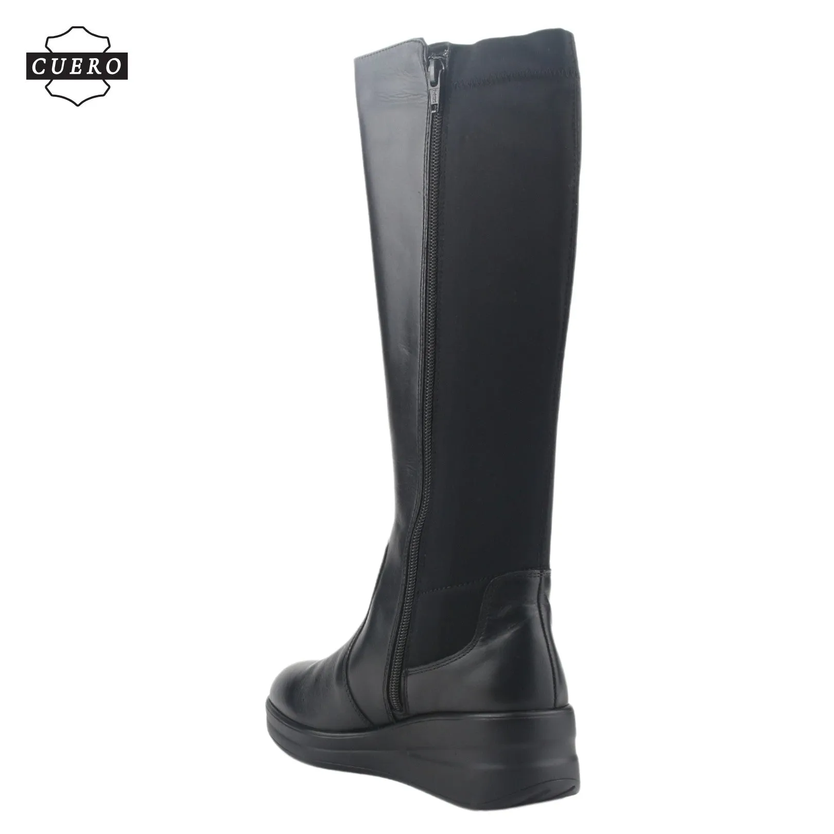 Bota de Cuero Chalada Mujer Rocky-1 Negro Casual