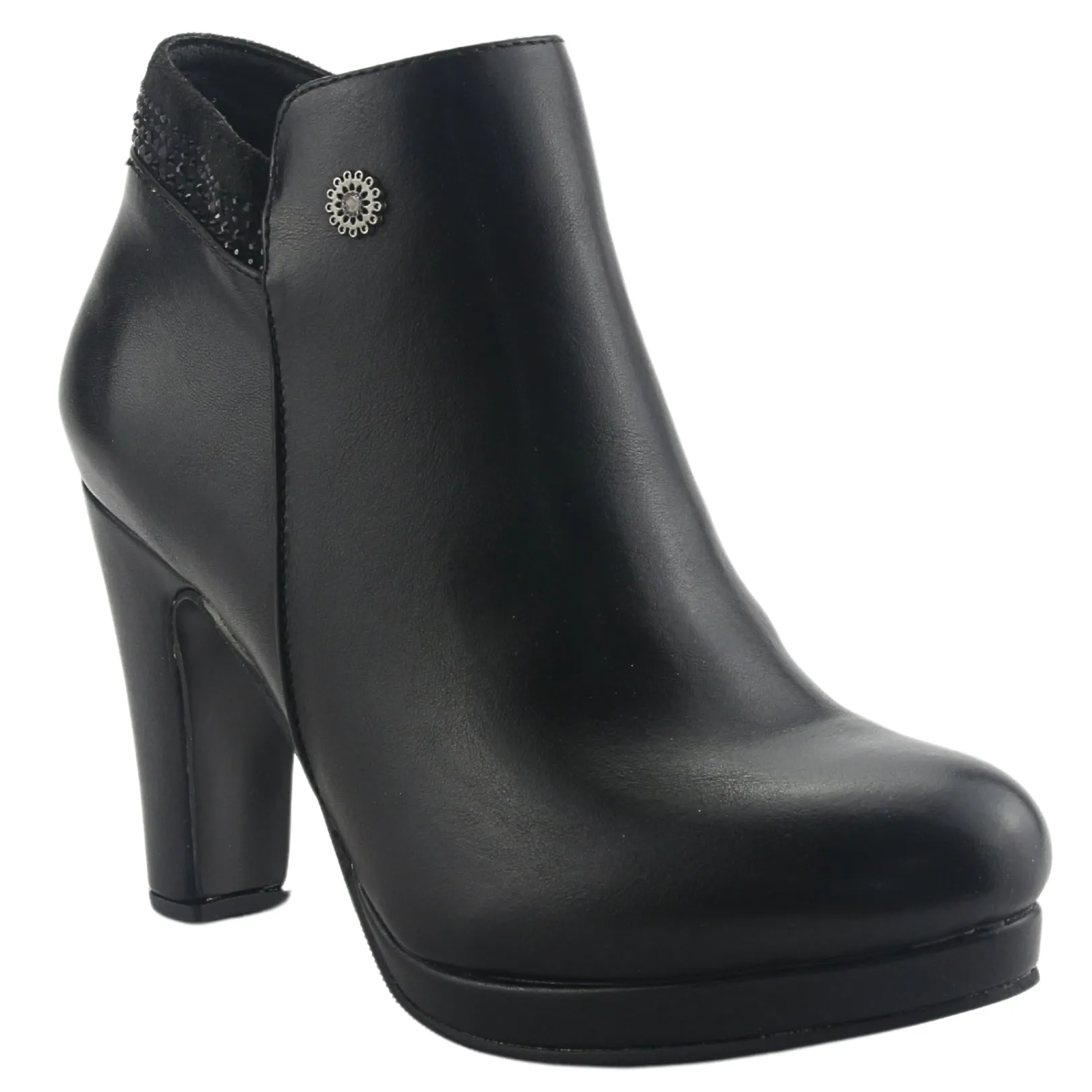 Botin Chalada Mujer Bambina-21 Negro Casual
