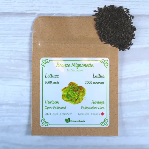 Bronze Mignonette Lettuce Seeds