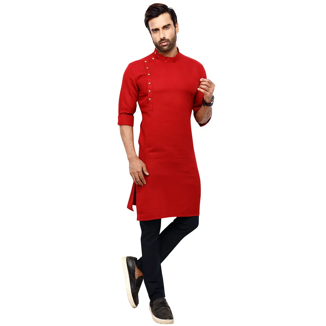 Burgundy Beauty Plain Maroon Kurta
