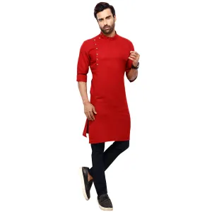 Burgundy Beauty Plain Maroon Kurta