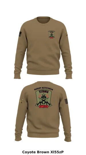 C Co, 3 BN, 156th IN Store 1 Core Men's Crewneck Performance Sweatshirt - Xl55zP