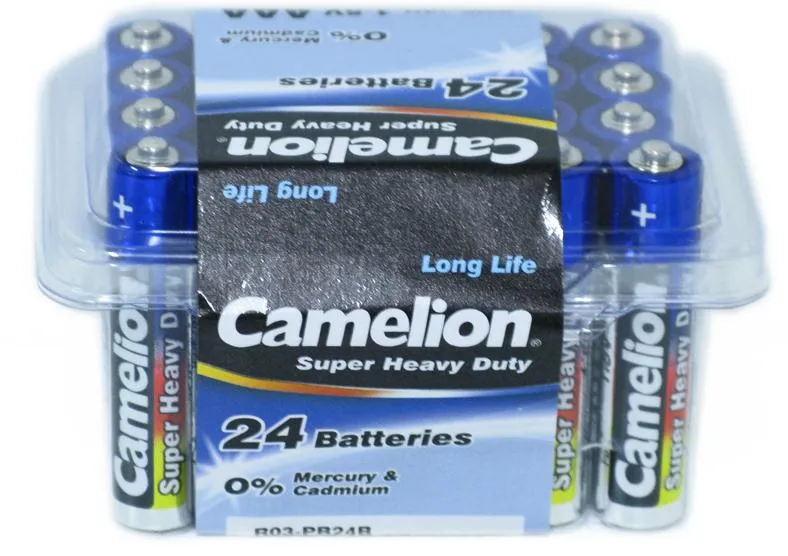 CAMELION SUPER HEAVY DUTY BATTERIES AAA 24 PACK