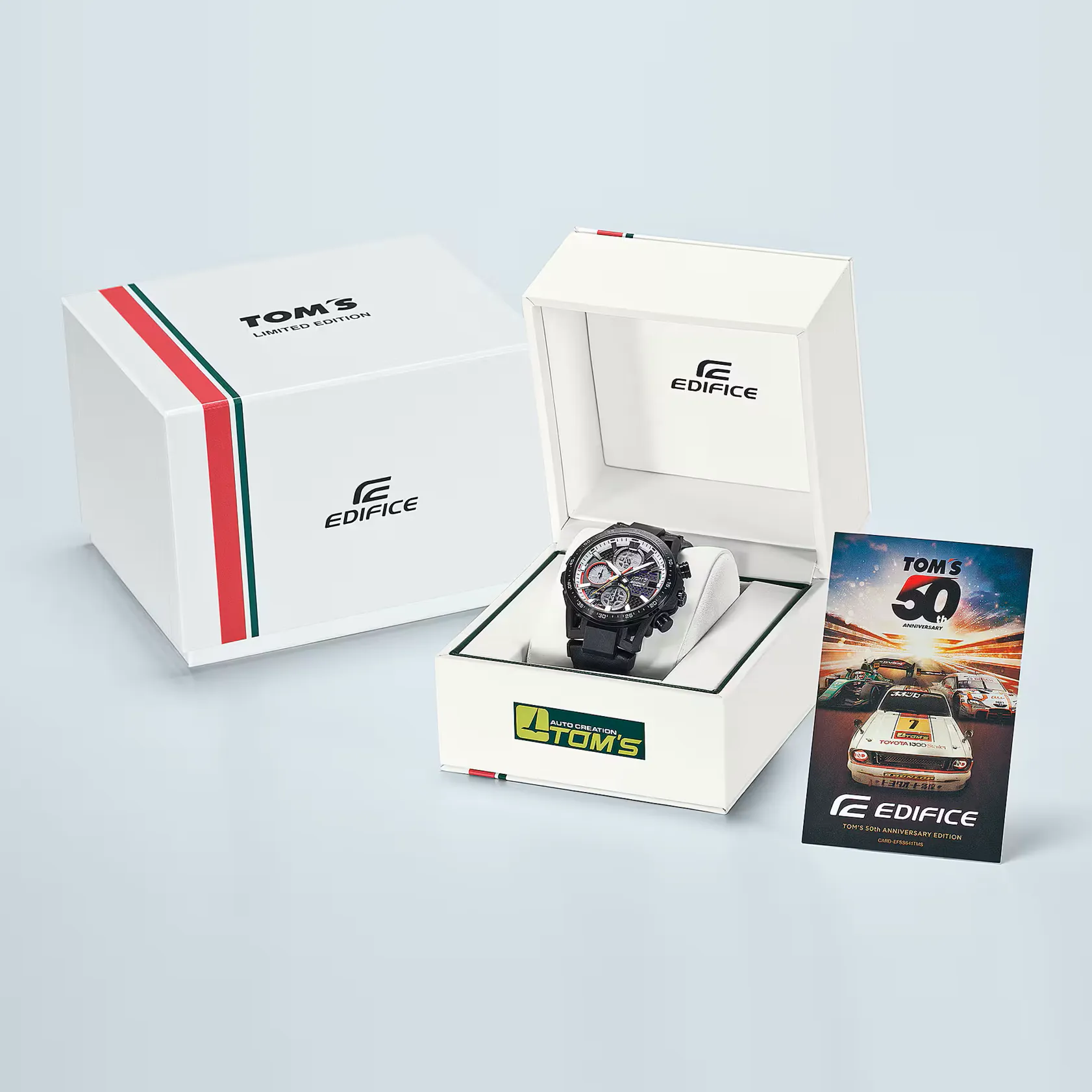 Casio Edifice Sospensione X TOM'S 50th Anniversary KP47 Starlet Homage Edition EFS-S641TMS-1A