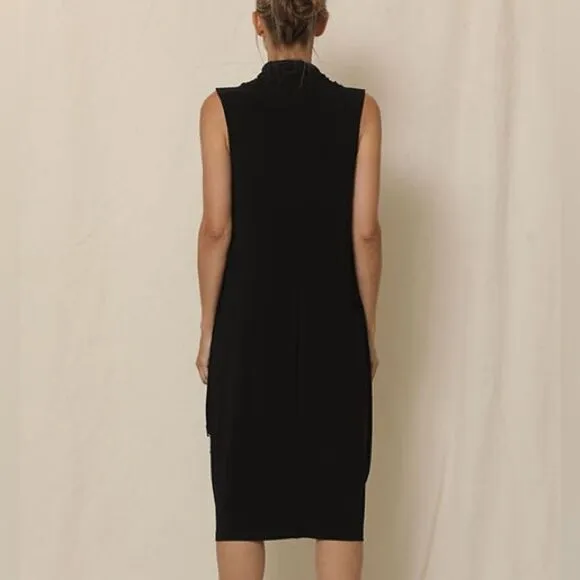 Chalet et Ceci Agda Black and White Sleeveless Dress Size XS