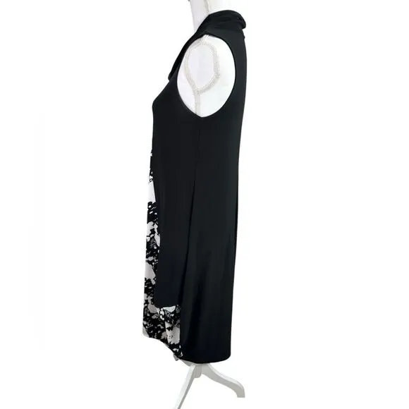 Chalet et Ceci Agda Black and White Sleeveless Dress Size XS