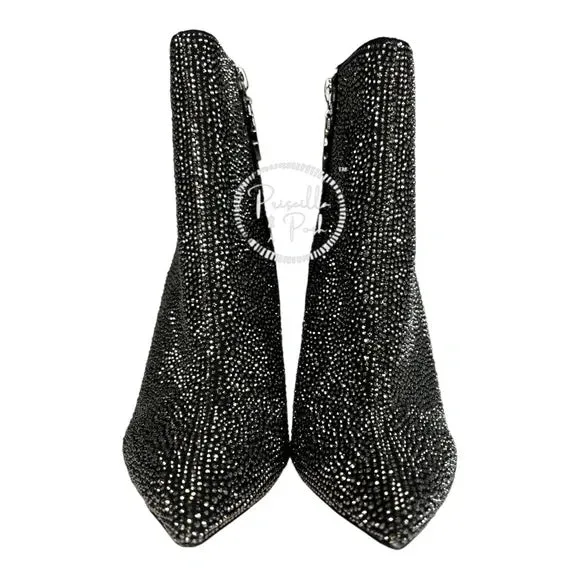 Christian Louboutin So Kate Custom AB Crystal Swarovski Boots Booties Ankle Boots