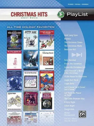 CHRISTMAS HITS SHEET MUSIC PLAYLIST PVG (O/P)