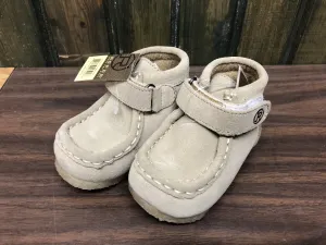 CL09-016-0606-0320-3-Tan Cowboy Boot Roper "Cowbabies Gum Sticker" Infants