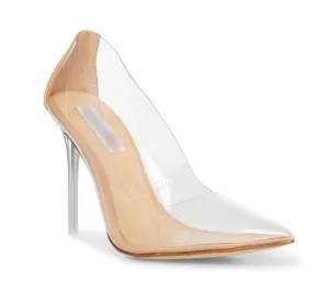 CLEAR SASS STILETTO HEEL
