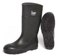 CLPU010499TPU-10 Techno Rigger PU Low Rubber Boot Blk