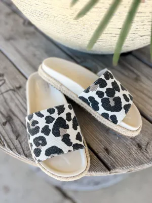 Crisanta Leopard Sandal
