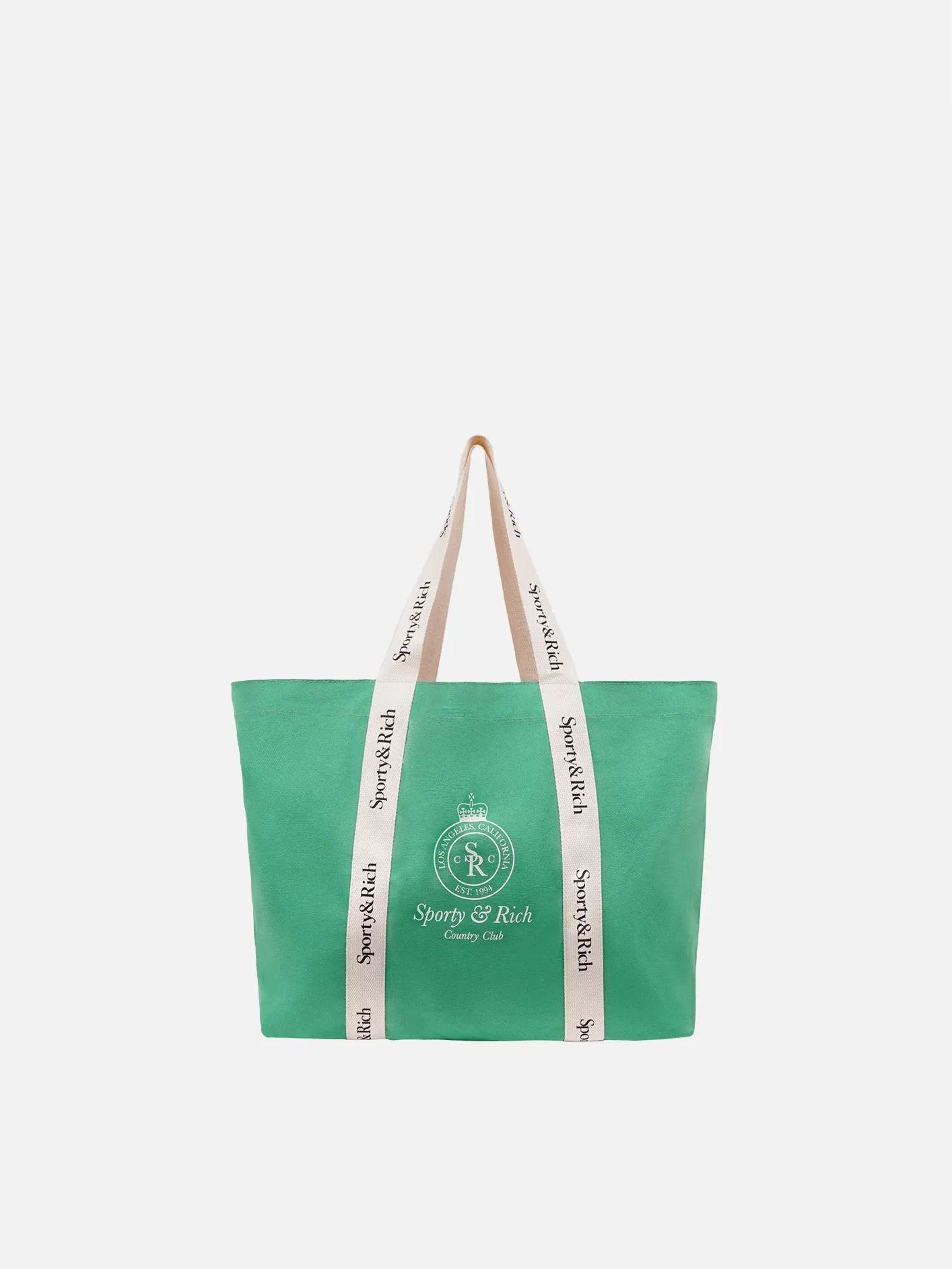 Crown Logo Club Tote Bag - Verde/White