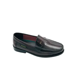 Dakota Vic Hi Shine Moccasin - Burgundy