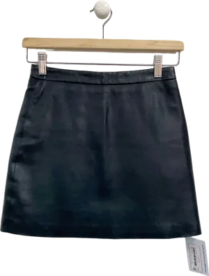 Dancing Leopard Black Mini Skirt UK 6